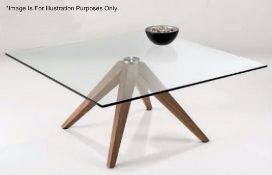 1 x Chelsom “Bresson” Square Coffee Table (CCS15) - Dimensions: L90cm x W90 x H39cm - Ref: CHEL015 -
