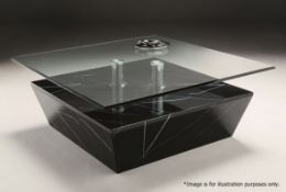 1 x Chelsom “Cosmic” Coffee Table (CCS1) - Dimensions: 95 x 95 x H36cm - Ref: CHEL115 - Ex-display