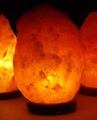1 x Natural Himalayan Crystal Salt Lamp - Natural Therapeutic Ionizing Healing Lamp - 2-3KG - Approx