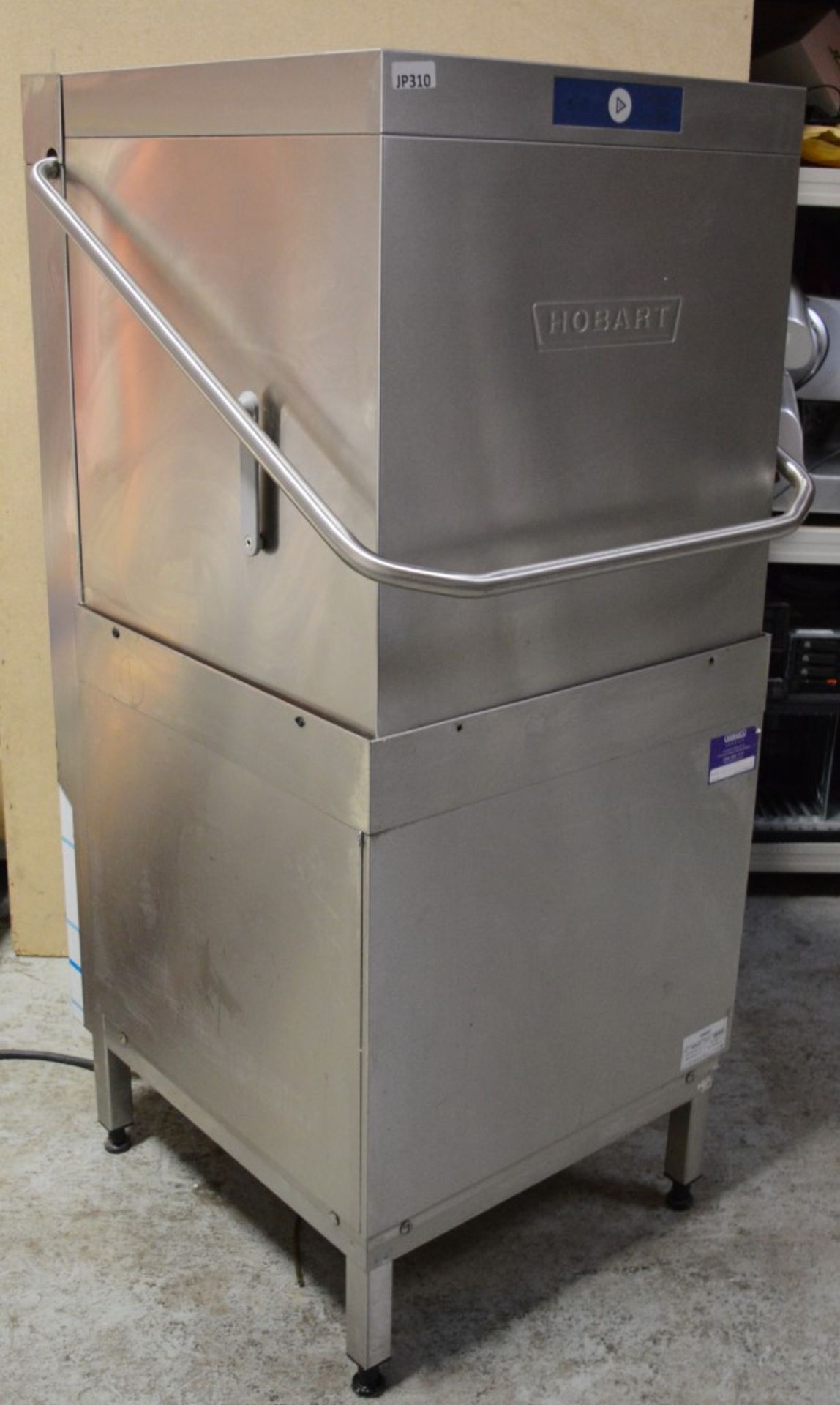 1 x Hobart AMXS-16 Pass Through Dish Washer - Year 2014 - First Installed October 2014 - Stainless - Image 3 of 12