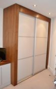 1 x Bedroom Furniture Set - Includes Desk, Drawers, and Large Sliding Wardrobe - Ref: 155/SBR02 -