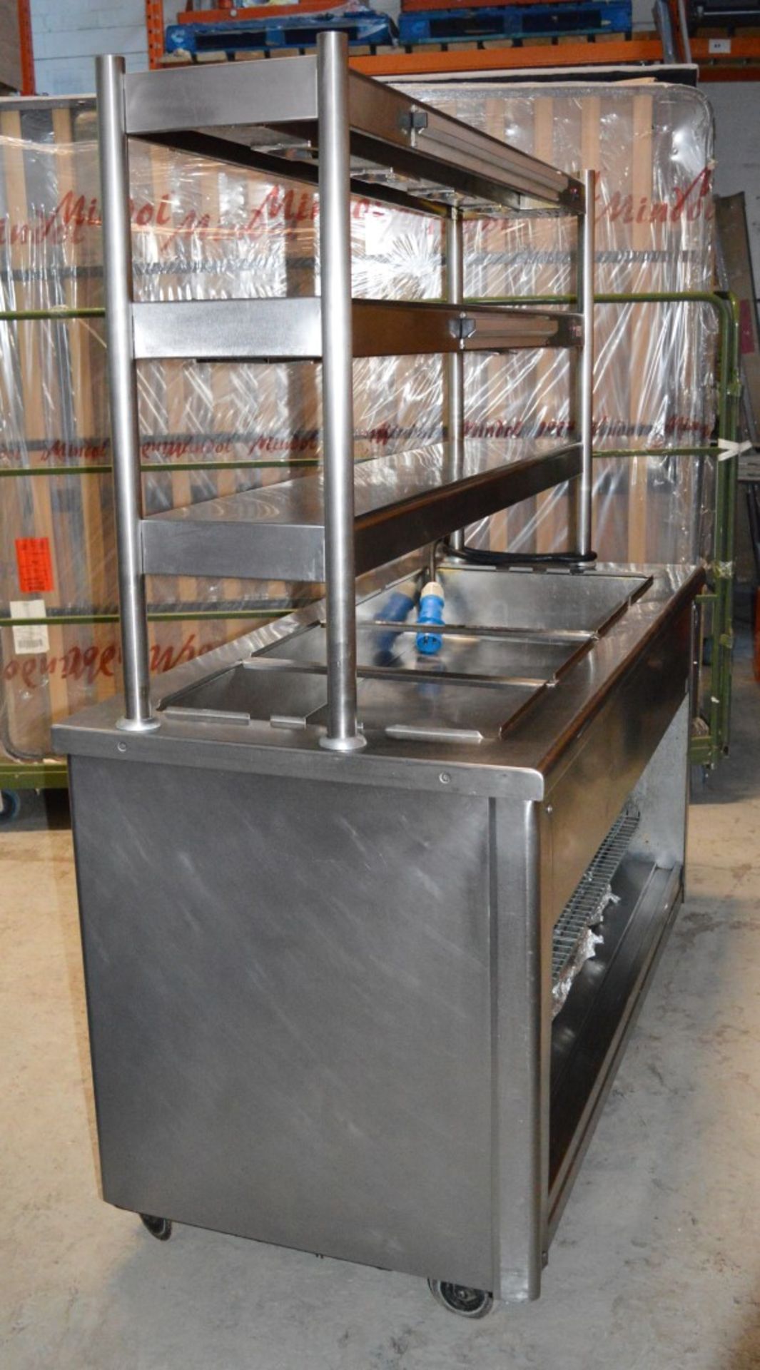 1 x Stainless Steel Heated Pass Through Gantry With Heated Food Well, Food Warming Cupboards, - Image 12 of 12