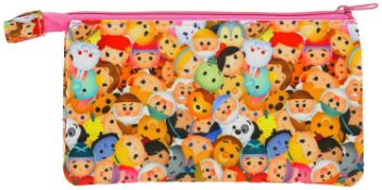30 x Official Disney "TSUM TSUM" Pencil Cases - New Stock With Tags - Supplied Over 3 x Retail Boxes