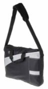 48 x Geometric Laptop Bags With Should Straps and Side Pockets - Colour Grey & Red - Brand New