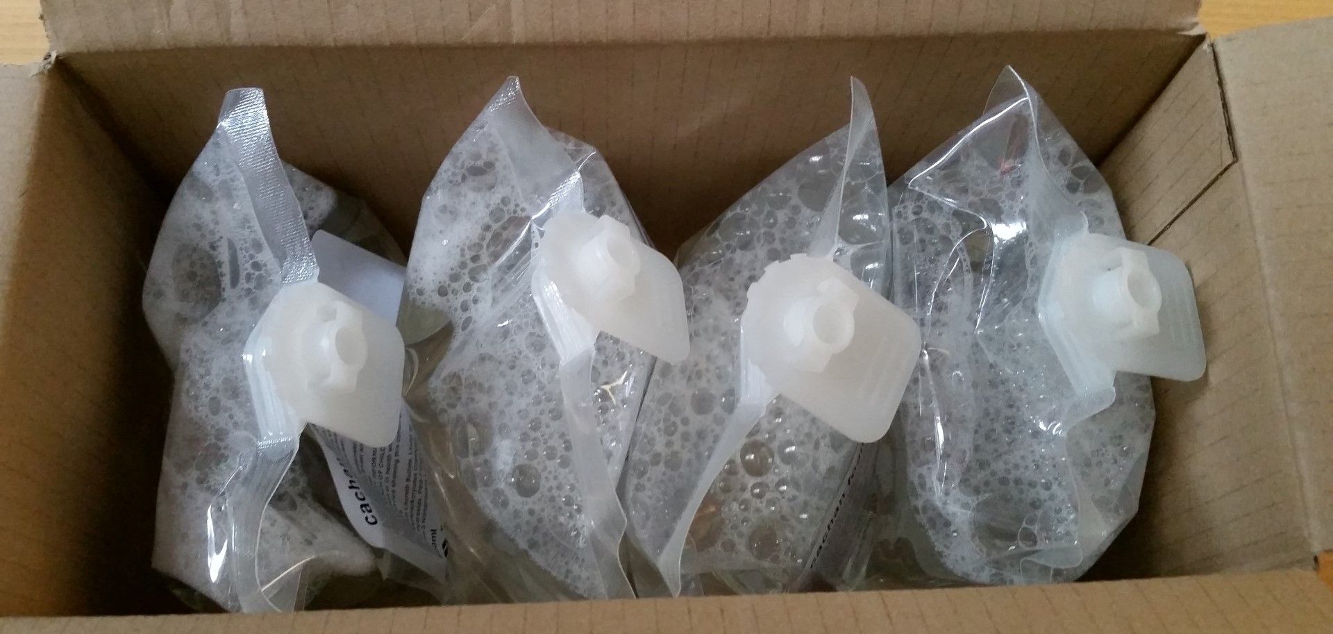 12 x Cachan Foam 800ml Handwash - Suitable For Foaming Dispnesers - Expiry December 2018 - New Boxed - Image 3 of 5