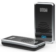 1 x WOWee ONE Slim Portable Compact Gel Base Speaker - Black & Chrome Finish - Upto 10 Hours