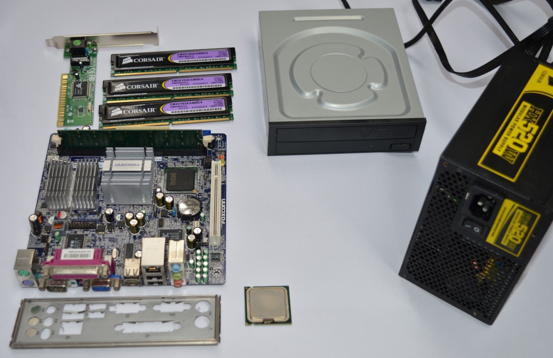 1 x Assorted Collection of Computer Parts Including Mini ITX Motherboard With Processor and Ram, - Image 3 of 12