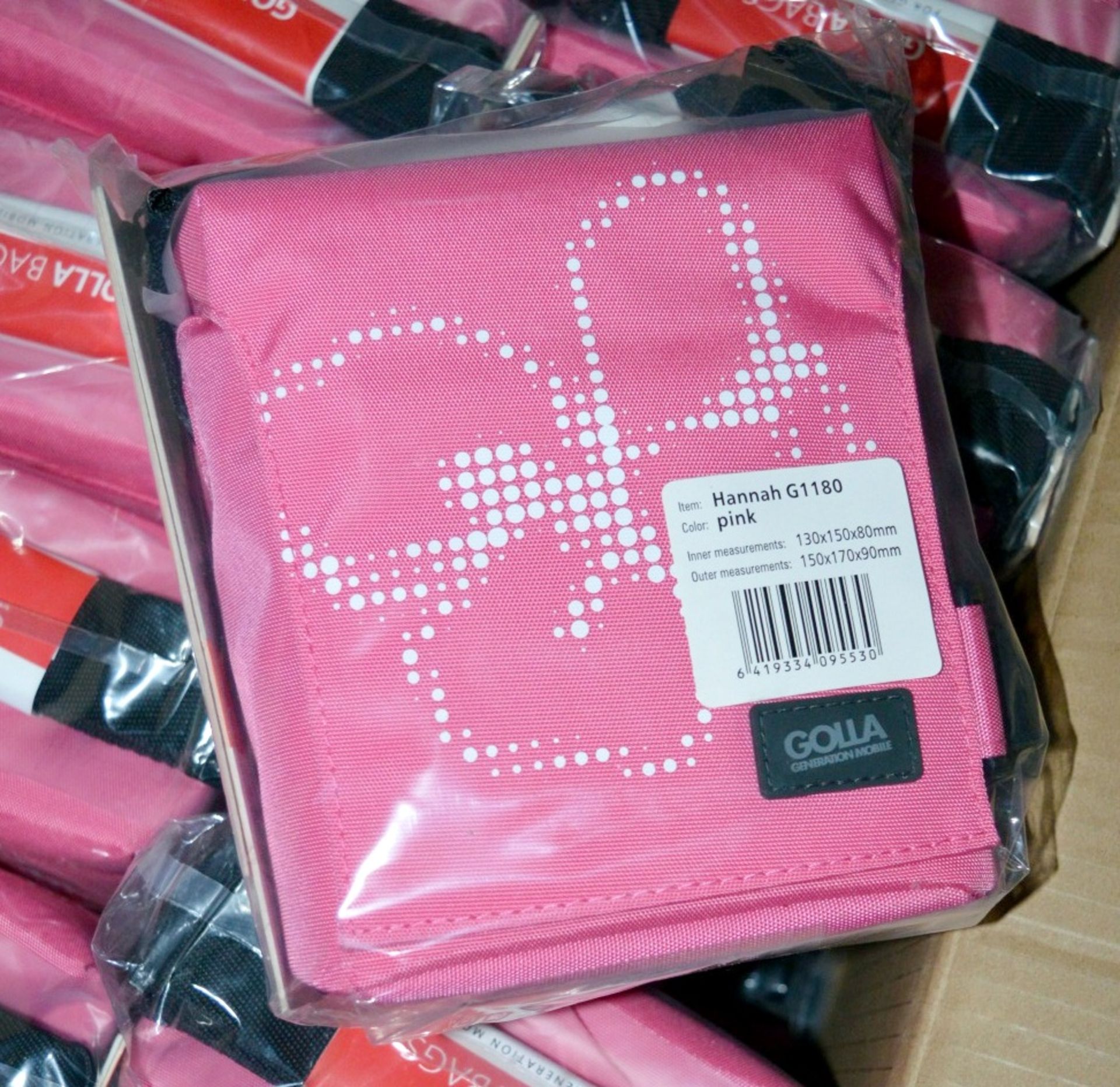 19 x GOLLA Small Camera Bags In Bright Pink - New / Unused Stock - Great Resale Potential - Supplied