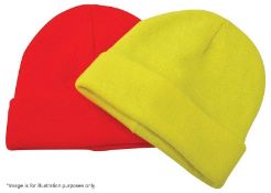 8 x Black Rock Work Wear Hi Vis Knitted Beanies - One size fits all Acrylic hats - 2 x Colours