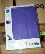 22 x Belkin Cases For Samsung Galaxy Tab 3 10.1" Tablets - Colour: Purple - New / Unused Stock -