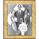 FAWLTY TOWERS: Signed 8 x 10 photograph by the four main cast members