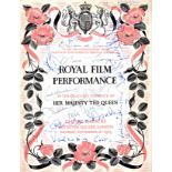 CINEMA: A printed 4to souvenir programme for a Royal Film Performance of Beau Brummell at the