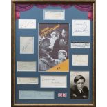 GREAT EXPECTATIONS: Selection of individual signed pieces, cards, album pages etc...