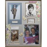 MY FAIR LADY: An unusual selection of signed pieces, cards, album pages etc.