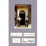 FAMOUS MEN & WOMEN: Small selection of signed pieces and cards by various famous men and women.