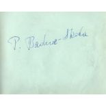 AUTOGRAPH ALBUM: Autograph album with signatures by famous classical musicians, conductors & singers