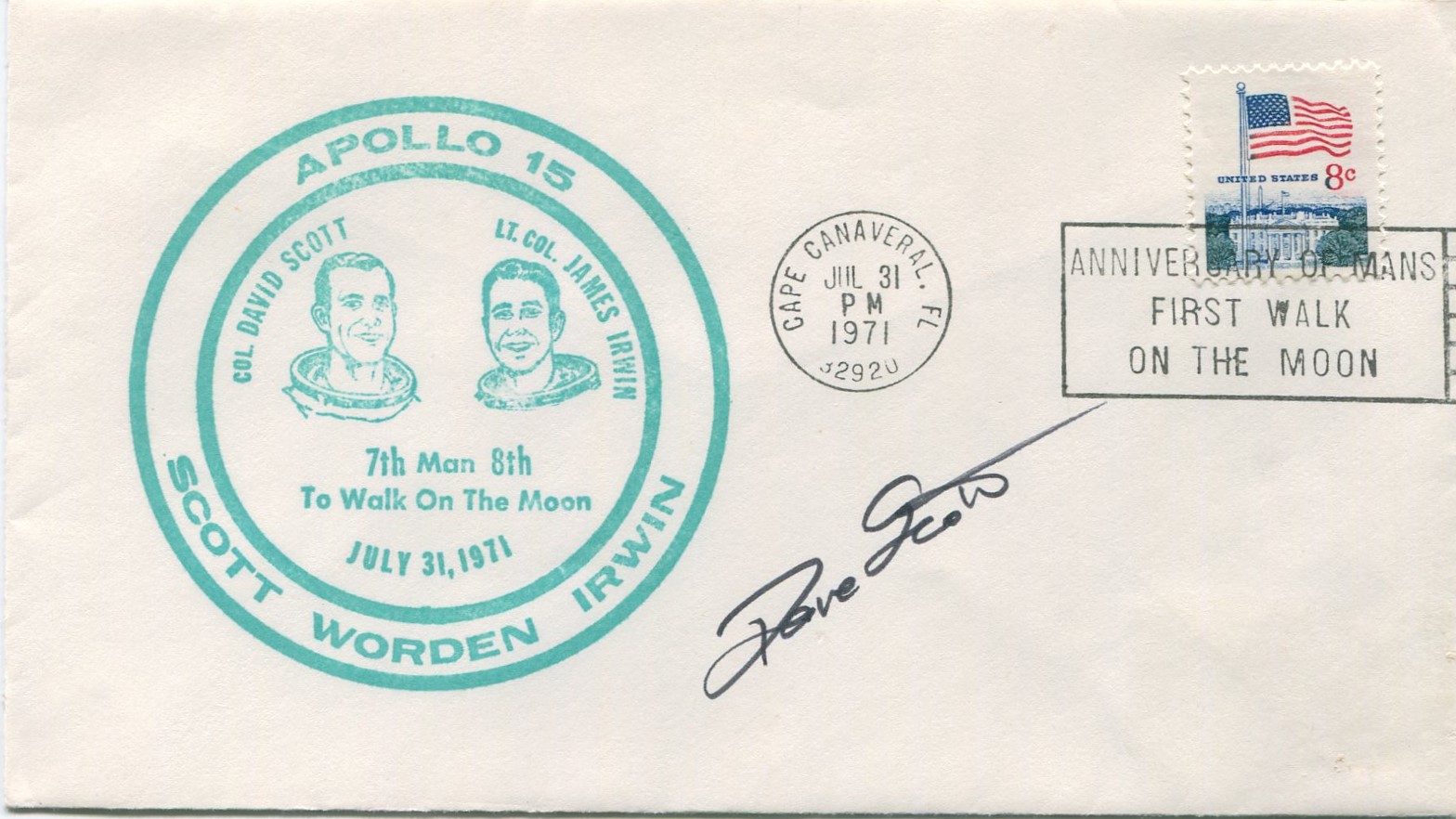 ASTRONAUTS: Small selection of signed Commemorative covers by various American astronauts.