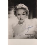 CINEMA: Selection of vintage signed postcard photographs and slightly larger (2) and smaller (1) by