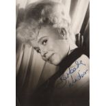 CARRY ON: Small selection of vintage signed postcard photographs and slightly larger (2) by various