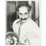 MARX GROUCHO: (1890-1977) American Film Comedian, one of the Marx Brothers.