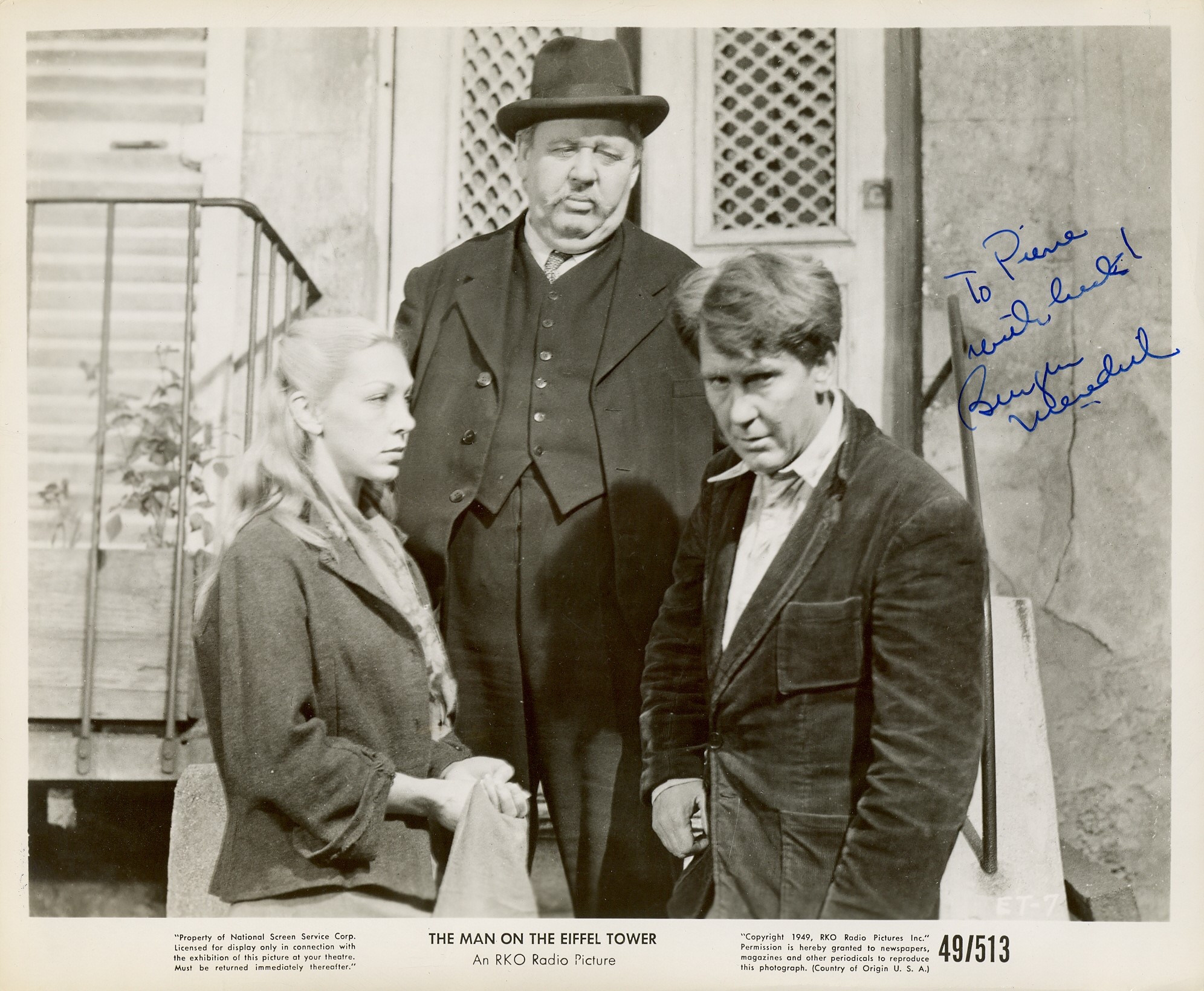ACTORS: Selection of vintage signed 8 x 10 photographs, two smaller, by various actors, - Image 2 of 4