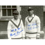 LARWOOD HAROLD & VOCE BILL: English professional Cricketers.