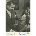 LEIGH & OLIVIER: LEIGH VIVIEN (1913-1967) English Actress & OLIVIER LAURENCE: (1907-1989) English