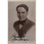 CHAPLIN CHARLES: (1889-1977) English Film Comedian, Academy Award winner.