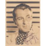 COOPER GARY: (1901-1961) American Actor, Academy Award winner.