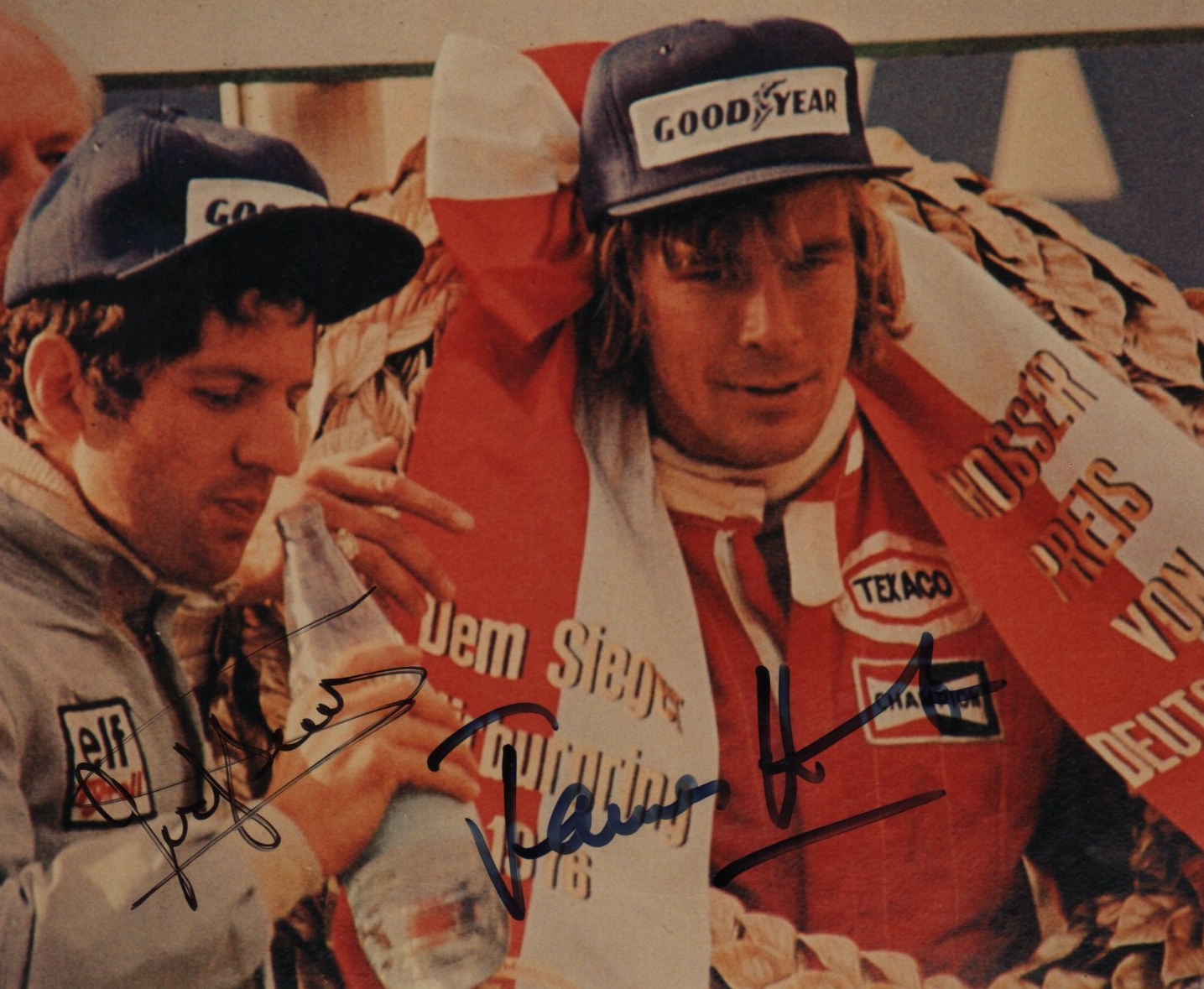 HUNT & SCHECKTER: HUNT JAMES (1947-1993) British Motor Racing Driver,