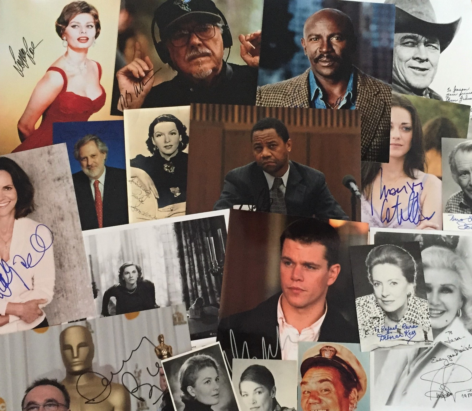 ACADEMY AWARD WINNERS: Selection of signed postcard photographs and slightly larger, 8 x 10s etc. - Image 2 of 2