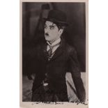 CHAPLIN CHARLES: (1889-1977) English Film Comedian, Academy Award winner.