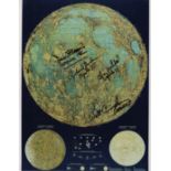 ASTRONAUTS: Signed colour 11 x 14 photograph by the American Astronauts Edgar Mitchell (1930-2016,