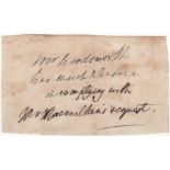 WORDSWORTH WILLIAM: (1770-1850) English Romantic Poet who served as Poet Laureate 1843-50. A.N.S.