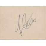 AUTOGRAPH ALBUM: An autograph album containing twenty signatures by various film stars,