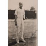 FARQUHARSON NORMAN: (1907-1992) South African Tennis Player, Wimbledon Mixed Doubles Finalist, 1933.