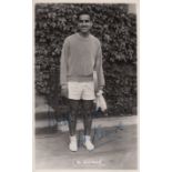 TENNIS: Small selection of vintage signed postcard photographs by various tennis players who have