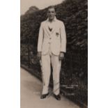 PERRY FRED: (1909-1995) English Tennis Player, Wimbledon Champion 1934, 1935 & 1936.