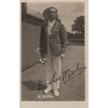 MISHU NICHOLAS: (1893-1973) Romanian Tennis Player and Diplomat who competed at Wimbledon in the