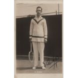 HIGGS EDWARD: (?-?) British Tennis Player who competed at Wimbledon in the 1920s and who