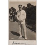 HENNESSEY JOHN: (1900-1981) American Tennis Player, Wimbledon Doubles Finalist,