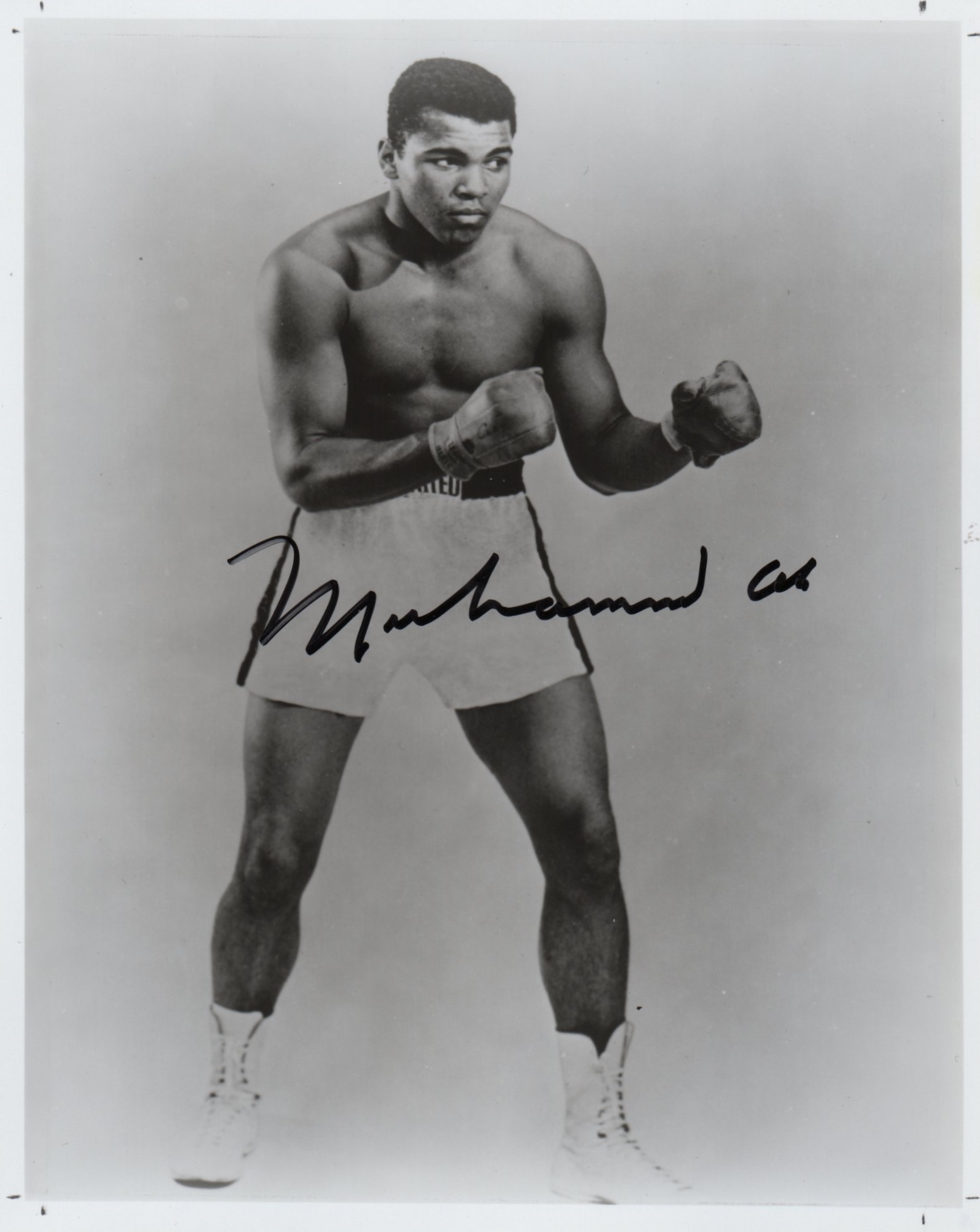 ALI MUHAMMAD: (1942-2016) American Boxer, World Heavyweight Champion.