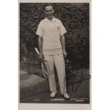 BOROTRA JEAN: (1898-1994) French Tennis Player, Wimbledon Champion 1924 & 1926.