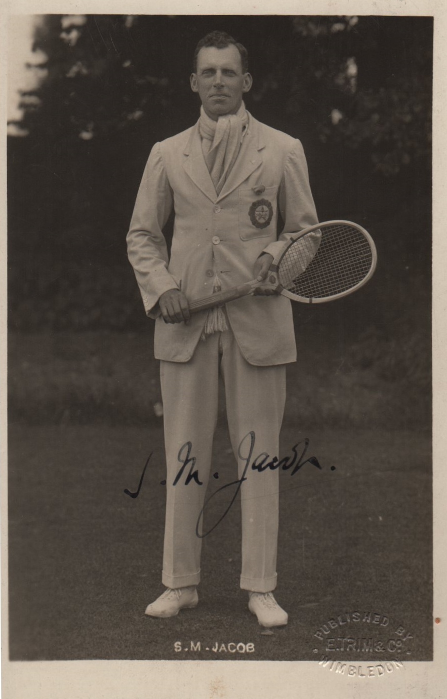 JACOB SYDNEY: (1879-1977) Indian-born British Tennis Player who competed at Wimbledon in the 1920s