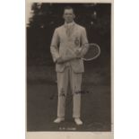 JACOB SYDNEY: (1879-1977) Indian-born British Tennis Player who competed at Wimbledon in the 1920s