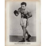 LA MOTTA JAKE: (1921-2017) American Boxer, World Middleweight Champion 1949-51.