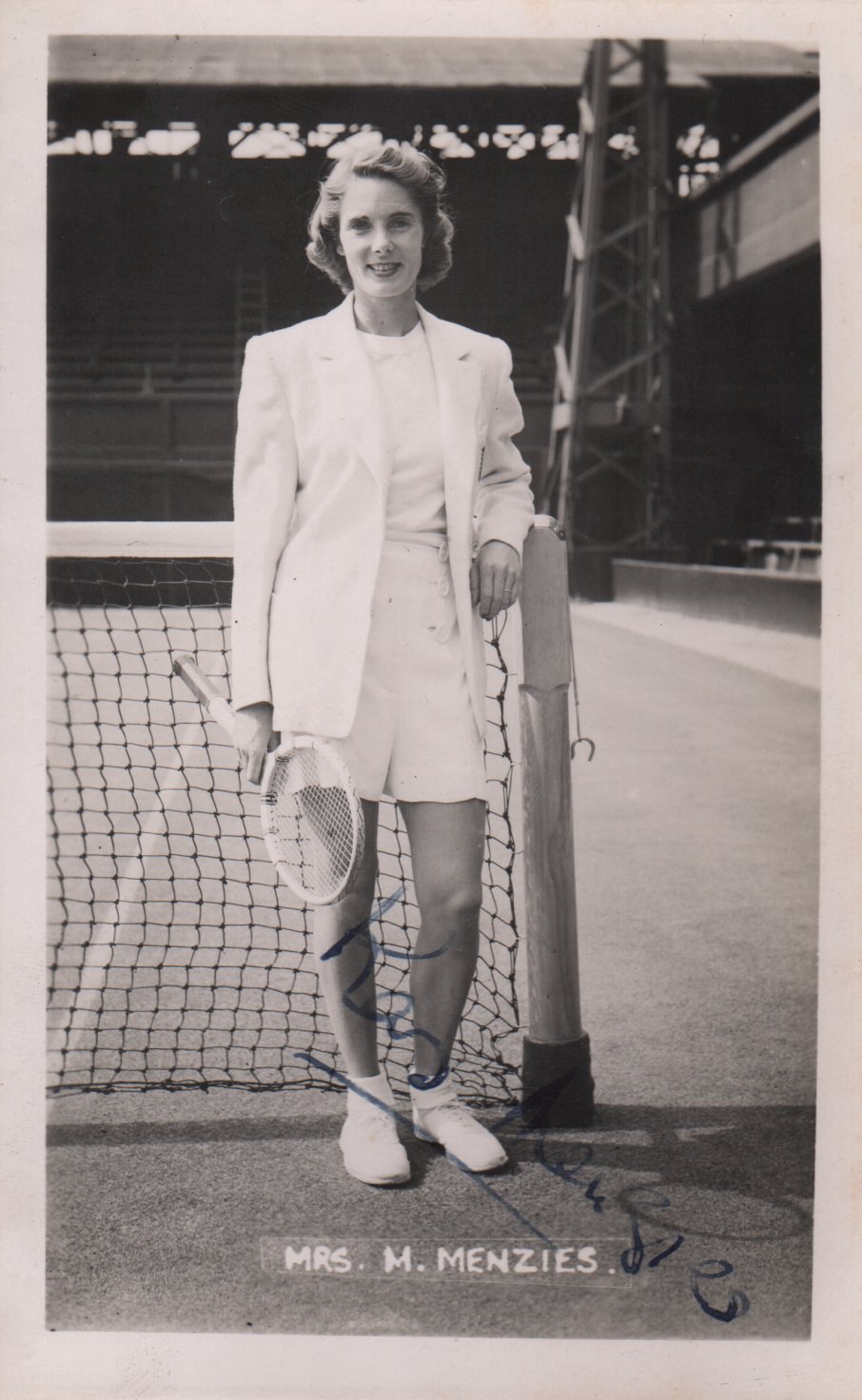 STAMMERS KAY: (1914-2005) English Tennis Player,