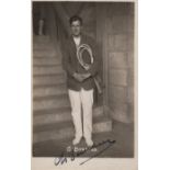 BOUSSUS CHRISTIAN: (1908-2003) French Tennis Player who competed at Wimbledon in the 1920's & 30's,