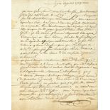 [14th JULY 1789]: An extremely rare and exceptional A.L.S.