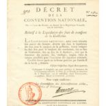 [GUILLOTINE & DEATH SENTENCE]: A rare and good selection of printed original documents,